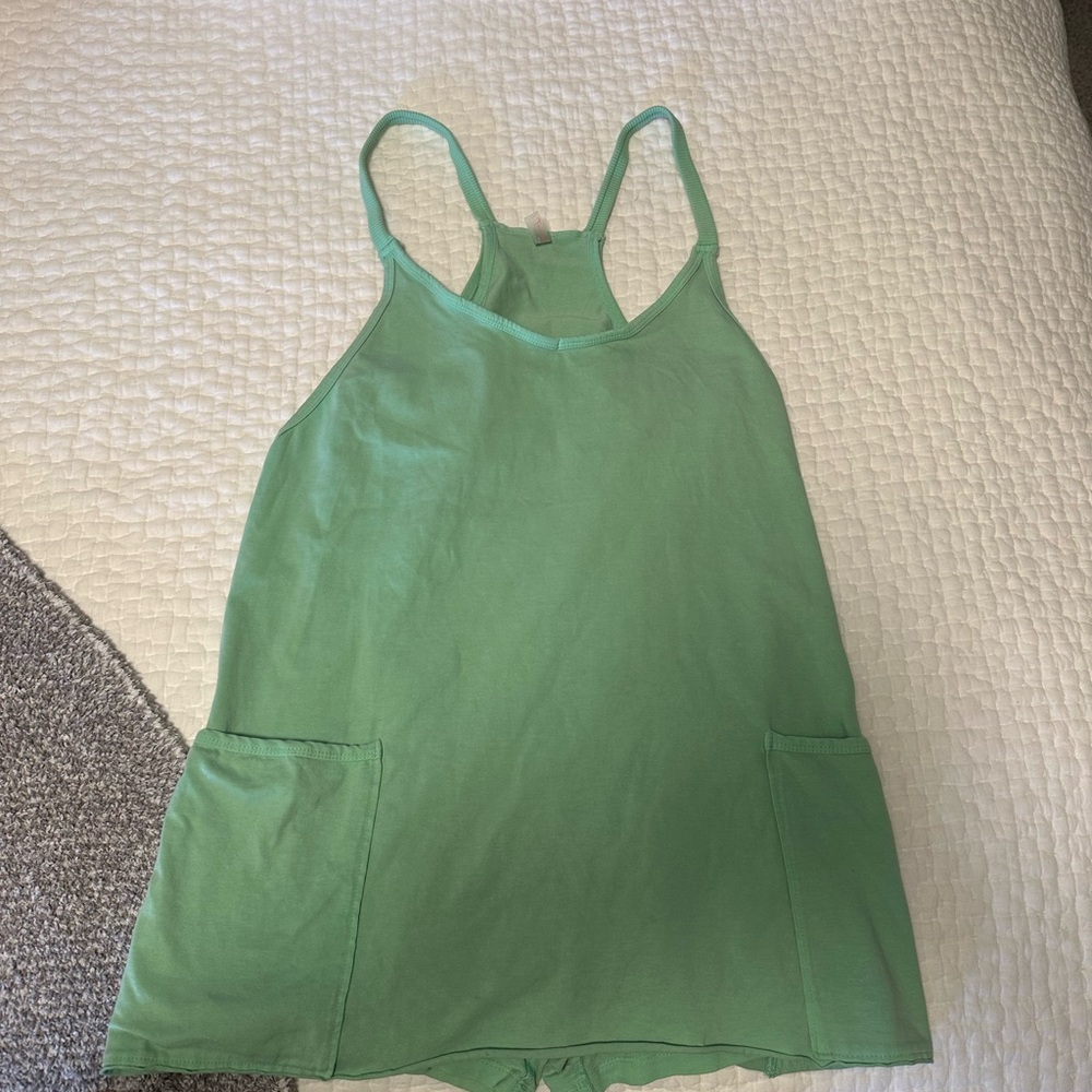 Free People Green Mini Dress